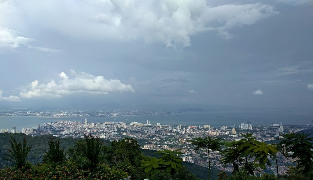 Ausblick über Penang